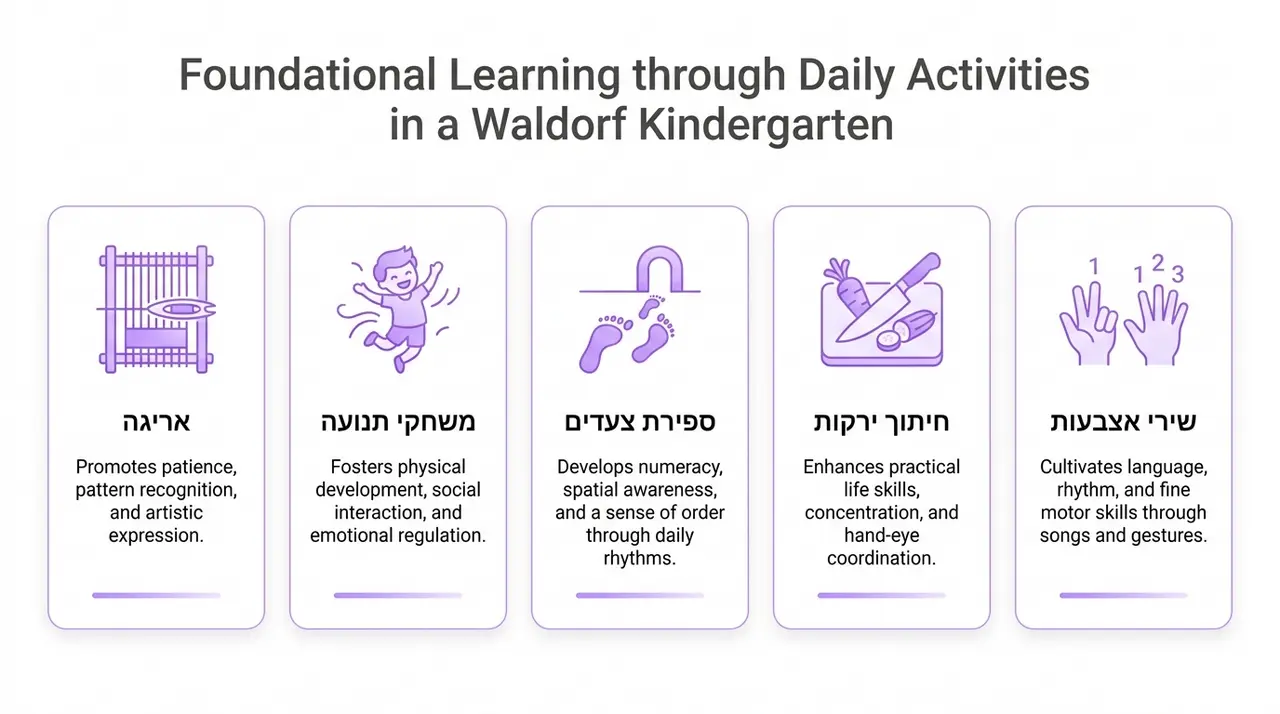 האם בגני ולדורף מקנים מיומנויות קריאה, כתיבה וחשבון